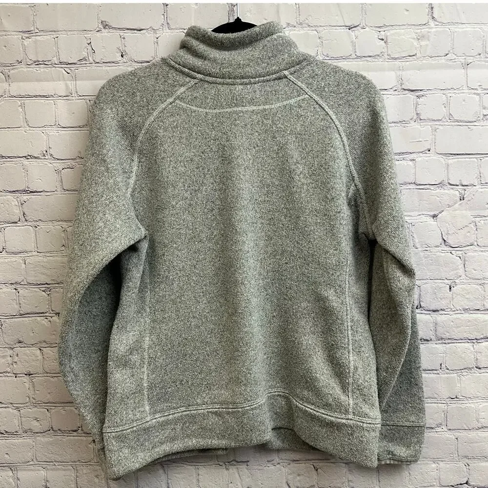 The North Face Women's Gray Full Zip Fleece Jacket Size Medium - Picture 6 of 8